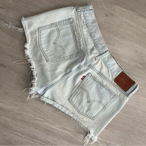 Levi's Light Blue Denim Women Shorts